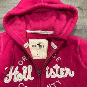 Hollister Kids Pink Hooded Vest